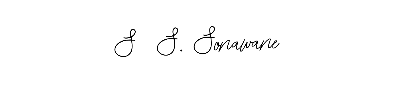 Similarly Bearetta-2O07w is the best handwritten signature design. Signature creator online .You can use it as an online autograph creator for name S  S. Sonawane. S  S. Sonawane signature style 12 images and pictures png