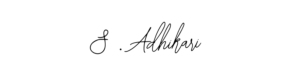 How to Draw S . Adhikari signature style? Bearetta-2O07w is a latest design signature styles for name S . Adhikari. S . Adhikari signature style 12 images and pictures png