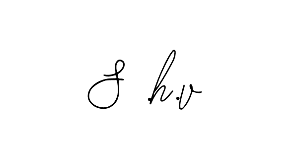 It looks lik you need a new signature style for name S .h.v. Design unique handwritten (Bearetta-2O07w) signature with our free signature maker in just a few clicks. S .h.v signature style 12 images and pictures png