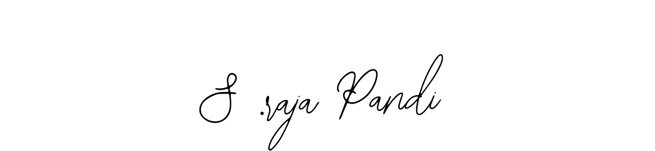 Use a signature maker to create a handwritten signature online. With this signature software, you can design (Bearetta-2O07w) your own signature for name S .raja Pandi. S .raja Pandi signature style 12 images and pictures png