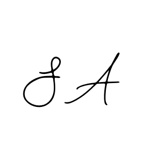 The best way (Bearetta-2O07w) to make a short signature is to pick only two or three words in your name. The name S A include a total of six letters. For converting this name. S A signature style 12 images and pictures png