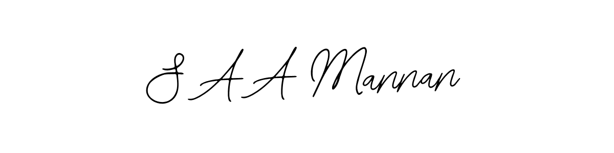 Once you've used our free online signature maker to create your best signature Bearetta-2O07w style, it's time to enjoy all of the benefits that S A A Mannan name signing documents. S A A Mannan signature style 12 images and pictures png