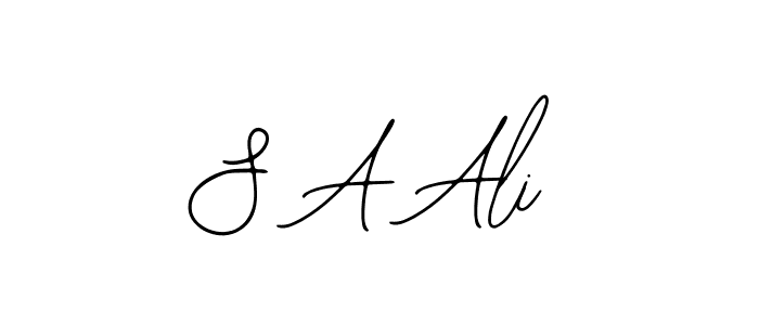 Also we have S A Ali name is the best signature style. Create professional handwritten signature collection using Bearetta-2O07w autograph style. S A Ali signature style 12 images and pictures png