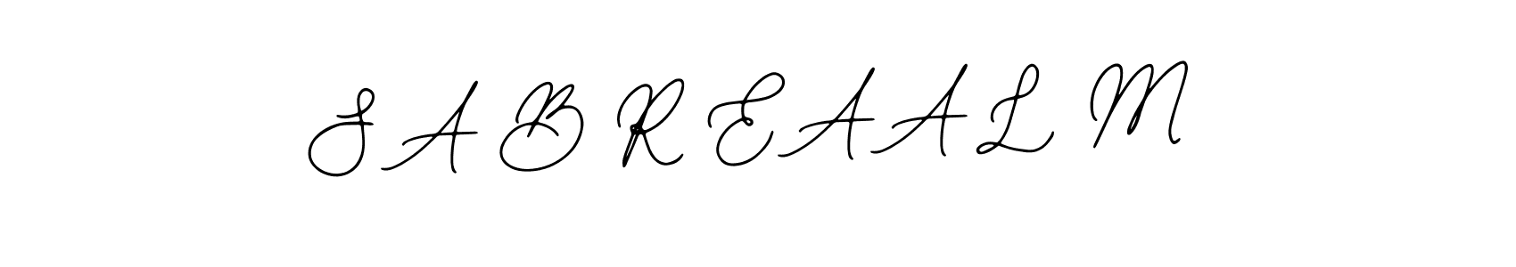 Also You can easily find your signature by using the search form. We will create S A B R E A A L M name handwritten signature images for you free of cost using Bearetta-2O07w sign style. S A B R E A A L M signature style 12 images and pictures png