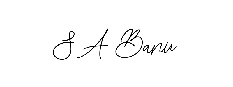 Once you've used our free online signature maker to create your best signature Bearetta-2O07w style, it's time to enjoy all of the benefits that S A Banu name signing documents. S A Banu signature style 12 images and pictures png