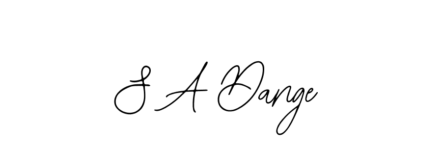 Use a signature maker to create a handwritten signature online. With this signature software, you can design (Bearetta-2O07w) your own signature for name S A Dange. S A Dange signature style 12 images and pictures png