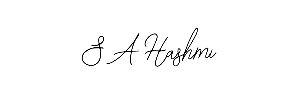 Create a beautiful signature design for name S A Hashmi. With this signature (Bearetta-2O07w) fonts, you can make a handwritten signature for free. S A Hashmi signature style 12 images and pictures png