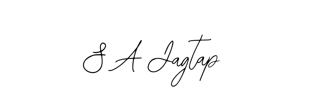 Make a beautiful signature design for name S A Jagtap. With this signature (Bearetta-2O07w) style, you can create a handwritten signature for free. S A Jagtap signature style 12 images and pictures png