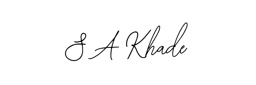 How to Draw S A Khade signature style? Bearetta-2O07w is a latest design signature styles for name S A Khade. S A Khade signature style 12 images and pictures png