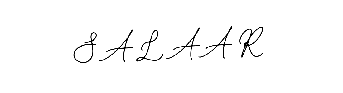 You should practise on your own different ways (Bearetta-2O07w) to write your name (S A L A A R) in signature. don't let someone else do it for you. S A L A A R signature style 12 images and pictures png