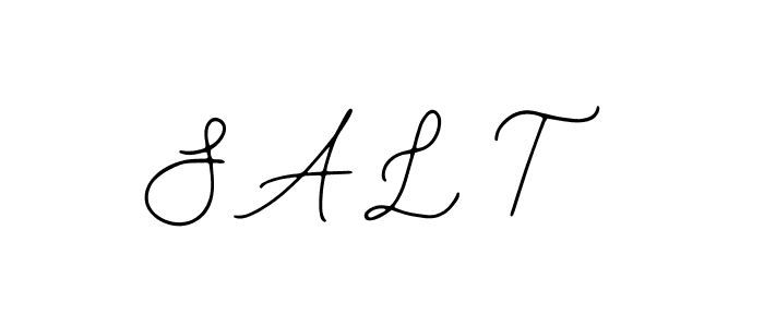 You should practise on your own different ways (Bearetta-2O07w) to write your name (S A L T) in signature. don't let someone else do it for you. S A L T signature style 12 images and pictures png