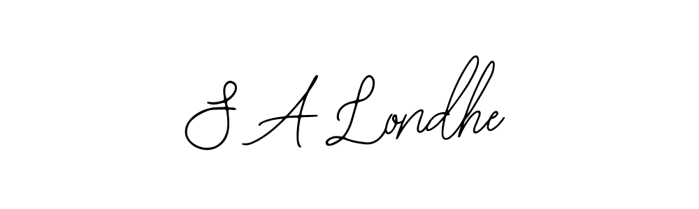 Also You can easily find your signature by using the search form. We will create S A Londhe name handwritten signature images for you free of cost using Bearetta-2O07w sign style. S A Londhe signature style 12 images and pictures png