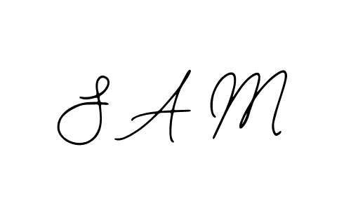 How to make S A M signature? Bearetta-2O07w is a professional autograph style. Create handwritten signature for S A M name. S A M signature style 12 images and pictures png
