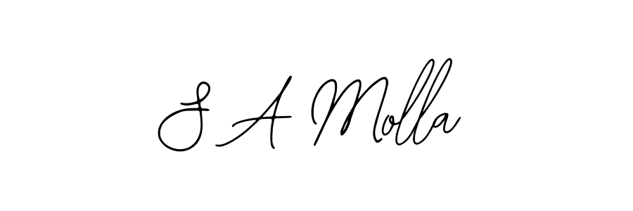 Also You can easily find your signature by using the search form. We will create S A Molla name handwritten signature images for you free of cost using Bearetta-2O07w sign style. S A Molla signature style 12 images and pictures png