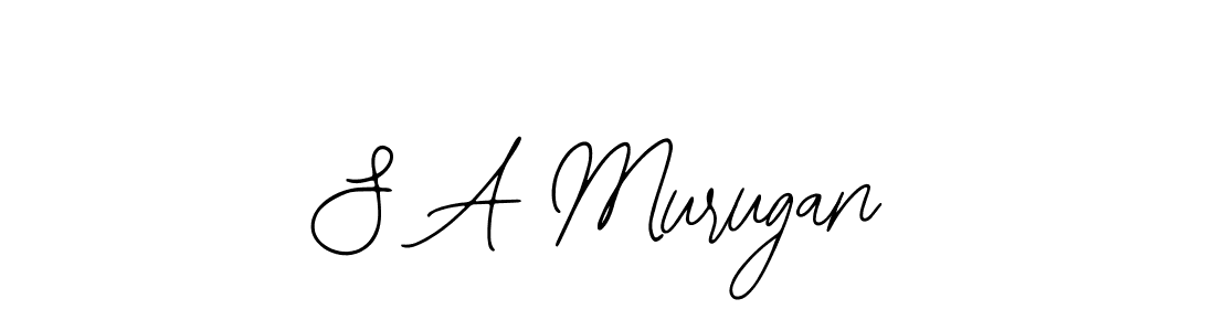 Create a beautiful signature design for name S A Murugan. With this signature (Bearetta-2O07w) fonts, you can make a handwritten signature for free. S A Murugan signature style 12 images and pictures png