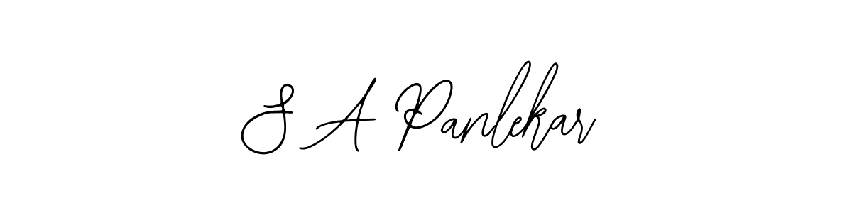 if you are searching for the best signature style for your name S A Panlekar. so please give up your signature search. here we have designed multiple signature styles  using Bearetta-2O07w. S A Panlekar signature style 12 images and pictures png