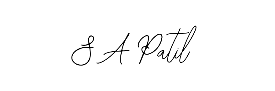 Make a beautiful signature design for name S A Patil. Use this online signature maker to create a handwritten signature for free. S A Patil signature style 12 images and pictures png