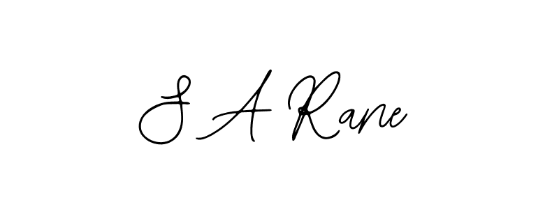 if you are searching for the best signature style for your name S A Rane. so please give up your signature search. here we have designed multiple signature styles  using Bearetta-2O07w. S A Rane signature style 12 images and pictures png