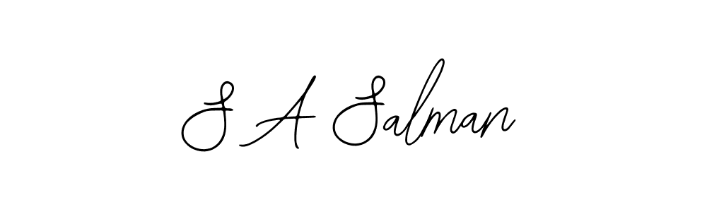 Make a beautiful signature design for name S A Salman. Use this online signature maker to create a handwritten signature for free. S A Salman signature style 12 images and pictures png