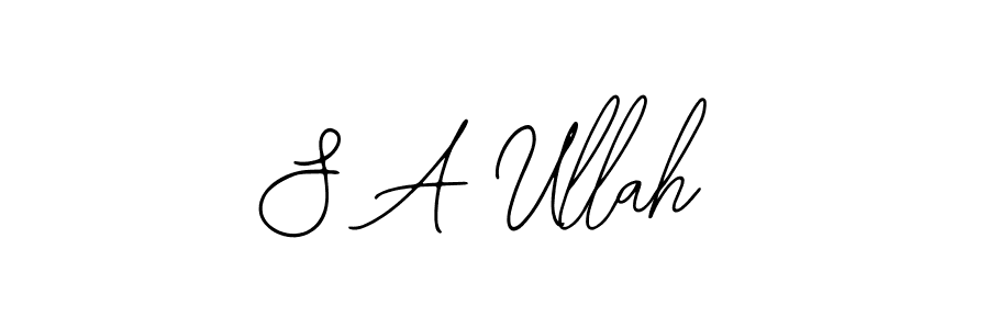 S A Ullah stylish signature style. Best Handwritten Sign (Bearetta-2O07w) for my name. Handwritten Signature Collection Ideas for my name S A Ullah. S A Ullah signature style 12 images and pictures png