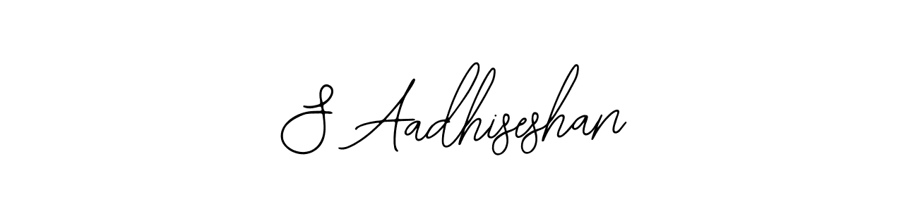 Create a beautiful signature design for name S Aadhiseshan. With this signature (Bearetta-2O07w) fonts, you can make a handwritten signature for free. S Aadhiseshan signature style 12 images and pictures png