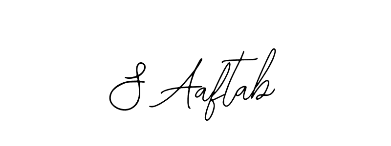 S Aaftab stylish signature style. Best Handwritten Sign (Bearetta-2O07w) for my name. Handwritten Signature Collection Ideas for my name S Aaftab. S Aaftab signature style 12 images and pictures png