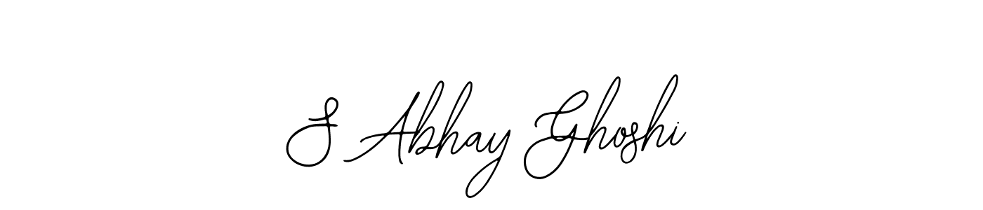 Also we have S Abhay Ghoshi name is the best signature style. Create professional handwritten signature collection using Bearetta-2O07w autograph style. S Abhay Ghoshi signature style 12 images and pictures png