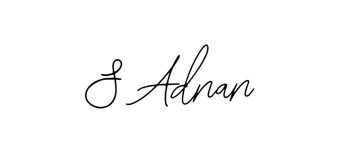 Design your own signature with our free online signature maker. With this signature software, you can create a handwritten (Bearetta-2O07w) signature for name S Adnan. S Adnan signature style 12 images and pictures png