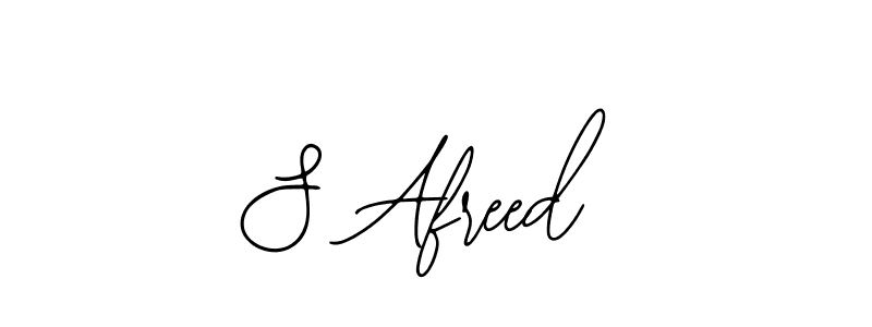 Make a beautiful signature design for name S Afreed. With this signature (Bearetta-2O07w) style, you can create a handwritten signature for free. S Afreed signature style 12 images and pictures png