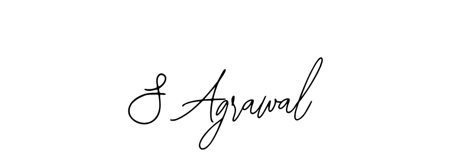 if you are searching for the best signature style for your name S Agrawal. so please give up your signature search. here we have designed multiple signature styles  using Bearetta-2O07w. S Agrawal signature style 12 images and pictures png