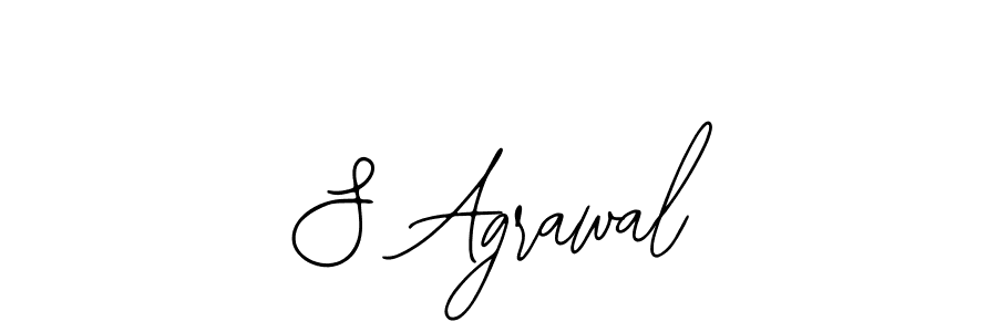 if you are searching for the best signature style for your name S Agrawal. so please give up your signature search. here we have designed multiple signature styles  using Bearetta-2O07w. S Agrawal signature style 12 images and pictures png