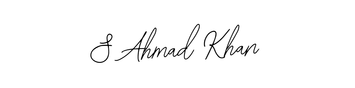 Create a beautiful signature design for name S Ahmad Khan. With this signature (Bearetta-2O07w) fonts, you can make a handwritten signature for free. S Ahmad Khan signature style 12 images and pictures png