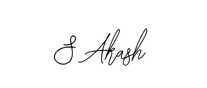 How to make S Akash signature? Bearetta-2O07w is a professional autograph style. Create handwritten signature for S Akash name. S Akash signature style 12 images and pictures png