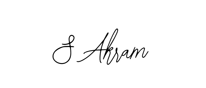 Similarly Bearetta-2O07w is the best handwritten signature design. Signature creator online .You can use it as an online autograph creator for name S Akram. S Akram signature style 12 images and pictures png