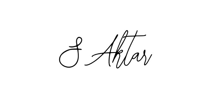 Use a signature maker to create a handwritten signature online. With this signature software, you can design (Bearetta-2O07w) your own signature for name S Aktar. S Aktar signature style 12 images and pictures png