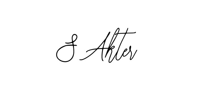 How to make S Akter signature? Bearetta-2O07w is a professional autograph style. Create handwritten signature for S Akter name. S Akter signature style 12 images and pictures png