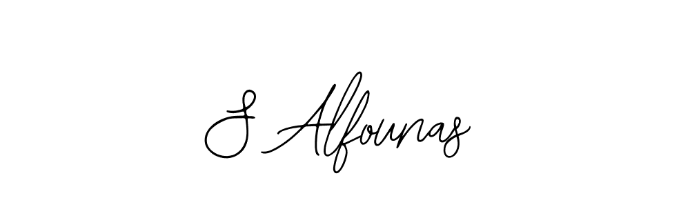 Also we have S Alfounas name is the best signature style. Create professional handwritten signature collection using Bearetta-2O07w autograph style. S Alfounas signature style 12 images and pictures png