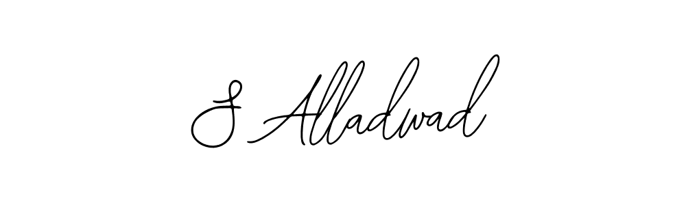 How to make S Alladwad signature? Bearetta-2O07w is a professional autograph style. Create handwritten signature for S Alladwad name. S Alladwad signature style 12 images and pictures png