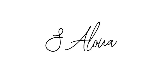 Make a beautiful signature design for name S Aloua. Use this online signature maker to create a handwritten signature for free. S Aloua signature style 12 images and pictures png