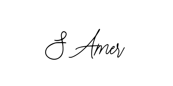 Also You can easily find your signature by using the search form. We will create S Amer name handwritten signature images for you free of cost using Bearetta-2O07w sign style. S Amer signature style 12 images and pictures png