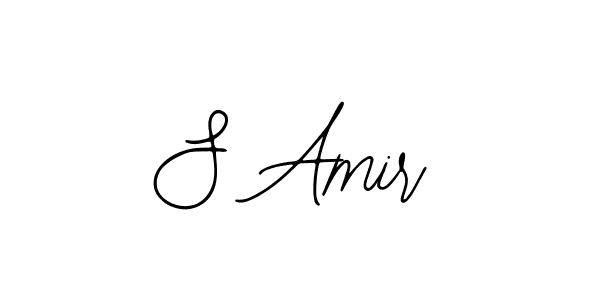 if you are searching for the best signature style for your name S Amir. so please give up your signature search. here we have designed multiple signature styles  using Bearetta-2O07w. S Amir signature style 12 images and pictures png