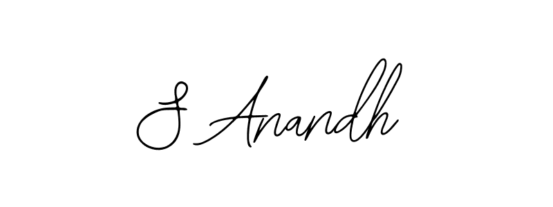 Use a signature maker to create a handwritten signature online. With this signature software, you can design (Bearetta-2O07w) your own signature for name S Anandh. S Anandh signature style 12 images and pictures png