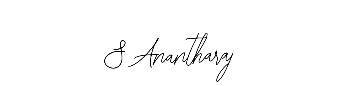 The best way (Bearetta-2O07w) to make a short signature is to pick only two or three words in your name. The name S Anantharaj include a total of six letters. For converting this name. S Anantharaj signature style 12 images and pictures png