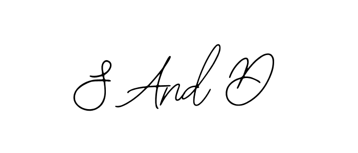 Also You can easily find your signature by using the search form. We will create S And D name handwritten signature images for you free of cost using Bearetta-2O07w sign style. S And D signature style 12 images and pictures png
