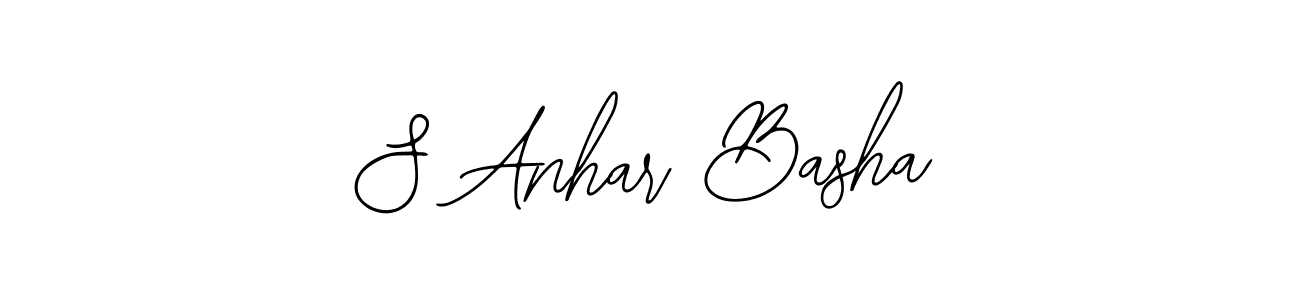 Make a beautiful signature design for name S Anhar Basha. Use this online signature maker to create a handwritten signature for free. S Anhar Basha signature style 12 images and pictures png