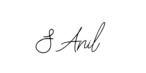 Create a beautiful signature design for name S Anil. With this signature (Bearetta-2O07w) fonts, you can make a handwritten signature for free. S Anil signature style 12 images and pictures png