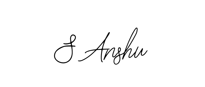 It looks lik you need a new signature style for name S Anshu. Design unique handwritten (Bearetta-2O07w) signature with our free signature maker in just a few clicks. S Anshu signature style 12 images and pictures png