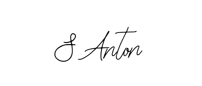 Also we have S Anton name is the best signature style. Create professional handwritten signature collection using Bearetta-2O07w autograph style. S Anton signature style 12 images and pictures png