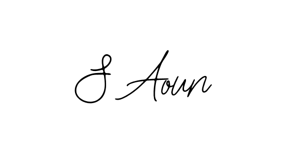 Make a short S Aoun signature style. Manage your documents anywhere anytime using Bearetta-2O07w. Create and add eSignatures, submit forms, share and send files easily. S Aoun signature style 12 images and pictures png