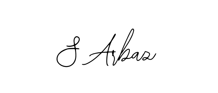 Make a beautiful signature design for name S Arbaz. With this signature (Bearetta-2O07w) style, you can create a handwritten signature for free. S Arbaz signature style 12 images and pictures png